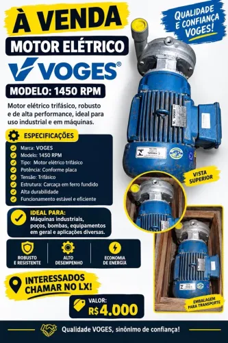 Motor Elétrico - Voges