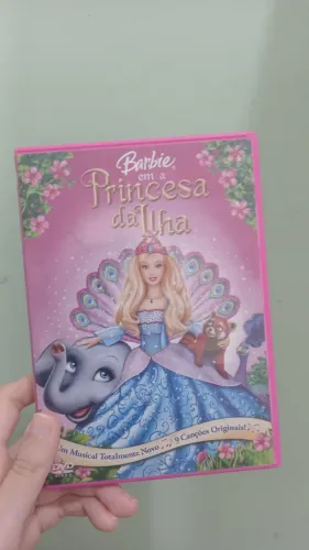 DVD Barbie em a Princesa da Ilha original 