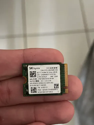 SSD NVME 128GB