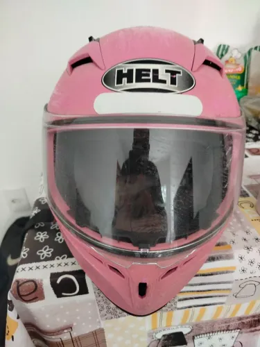 Capacete rosa