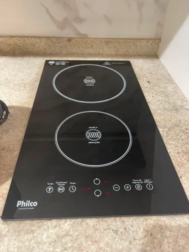Cooktop indução philco 2 bocas