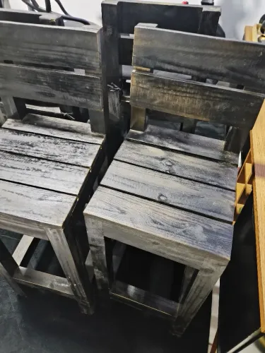 Banquetas rústicas 