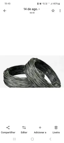 Arame retorcido e Pregos por 12.00 o kg