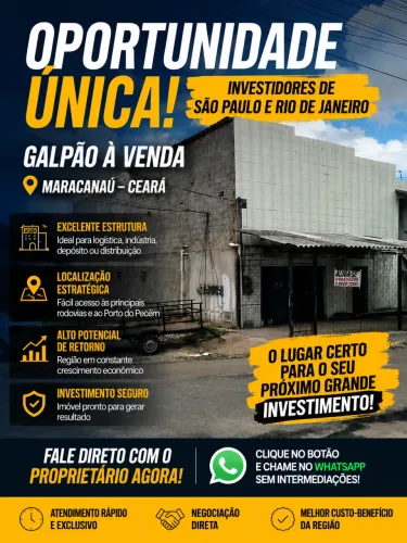 Galpão com 6 aptm