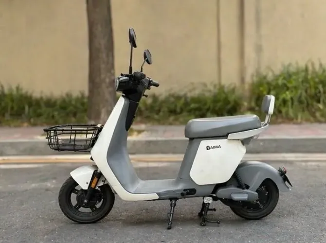 Moto Scooter Elétrica Aima E390 Bosch 400w Bateria Removível