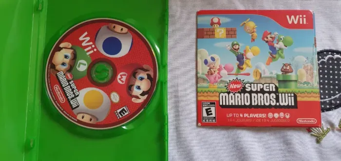 Jogo Original Americano New Super Mario Bros. Nintendo Wii