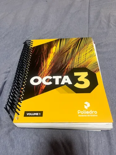Material Poliedro Octa 3 Volume 1,2,3, NOVO