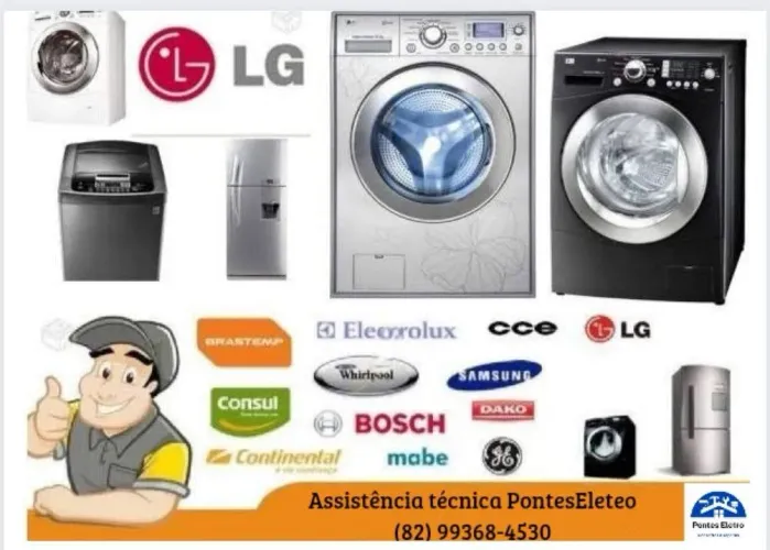conserto de máquina de lavar, microondas, lava e seca, ar condicionado e geladeira
