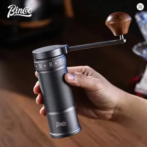 Moedor de Café Manual Bincoo com Ajuste Externo e Lâmina SUS420 + Case