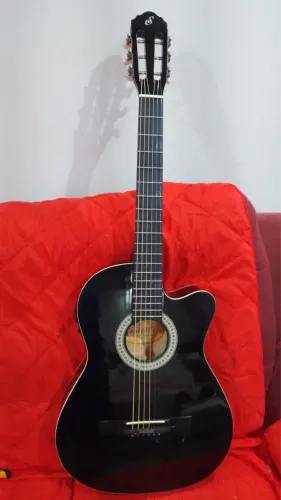 VIOLÃO GIANNINI START BK COM CORDAS DE AÇO...EXTREMAMENTE NOVO