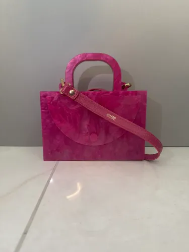 Bolsa estilé acrilico bubble gum