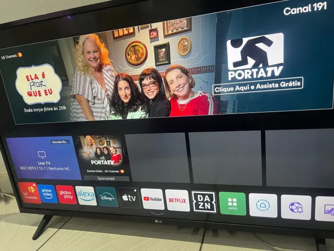 Tv smart 32" LG Bluetooth Alexa