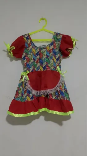 Vestido junino 1 ano desapego
