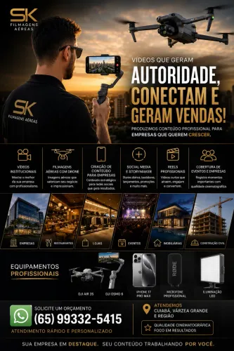 Filmagens Videomaker drone