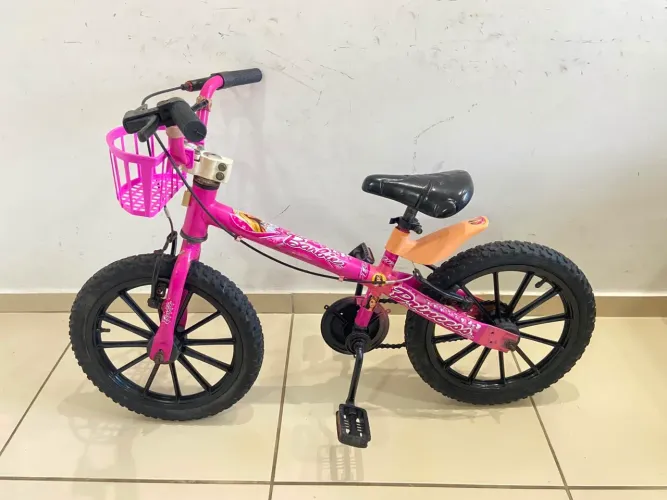 Bicicleta Infantil aro 16 - Barbie