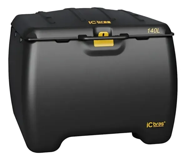 BAÚ MOTO 140 LITROS GRANDE MARCA: ICBRAS