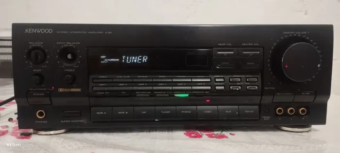 Amplificador Kenwood A-94 P/ Reparo Ou Peças Não Funciona!