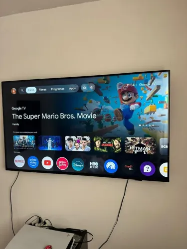TV 4k Smart 65"Android tela infinita Qled HDR