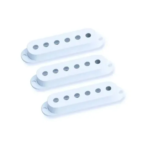 Kit C/ 3 Capas P/ Captadores Single Custom Sound CCV50WH Branco - AC3148