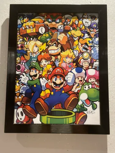 Quadro Mário fãs