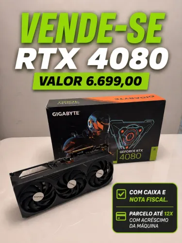 Placa de vídeo Rtx 4080 16gb Gigabyte