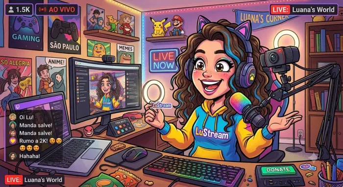 Freelance em Aplicativo de Streaming Home Office