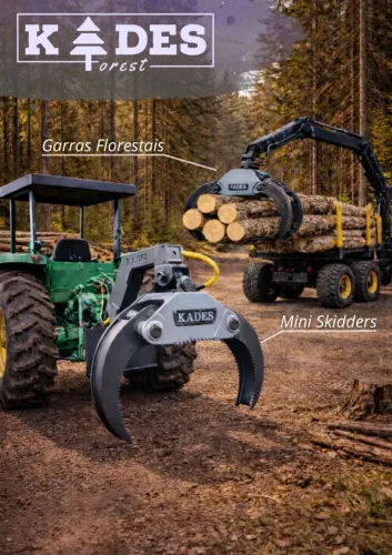 Garra florestal - campineiro mini skidder