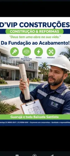 D'vIpconstruções!! Especialista em banheiros e cozinhas