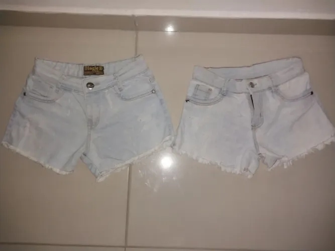 2 Shorts Jeans por apenas R$20,00!!!! 
