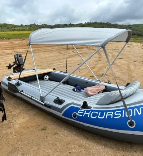  Bote Inflável Excursion 5 - Intex + Motor Toyama 2.6 HP
