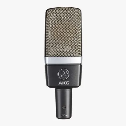 Microfone AKG C214 condensador + case novinho!