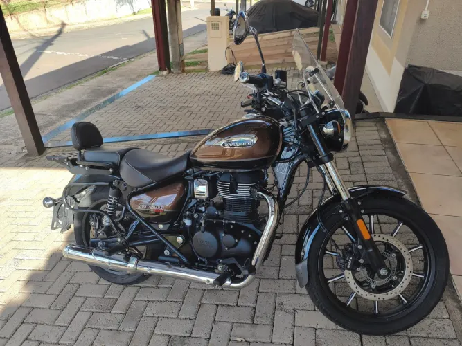 Royal Enfield Meteor 350 Stellar Brown 2022 - Completa e Equipada