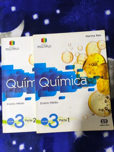 Livro Química  Projeto Multiplo Volume 3 editora ática
