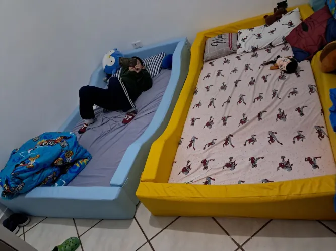 Cama espumada brinquedos mil