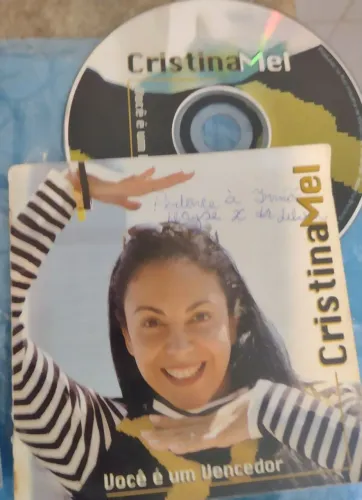 CD ORIGINAL VOZ DE CRISTINA MEL. ÁLBUM: VOCÊ É UM VENCEDOR. SEMINOVO.
