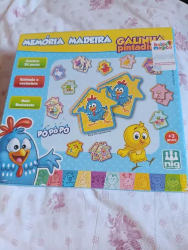 Jogo da memória Galinha Pintadinha 