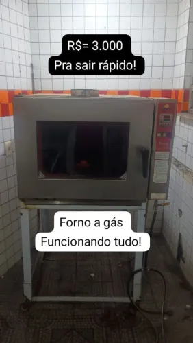 Forno de padaria/bolo progas 5 telas (a gás)