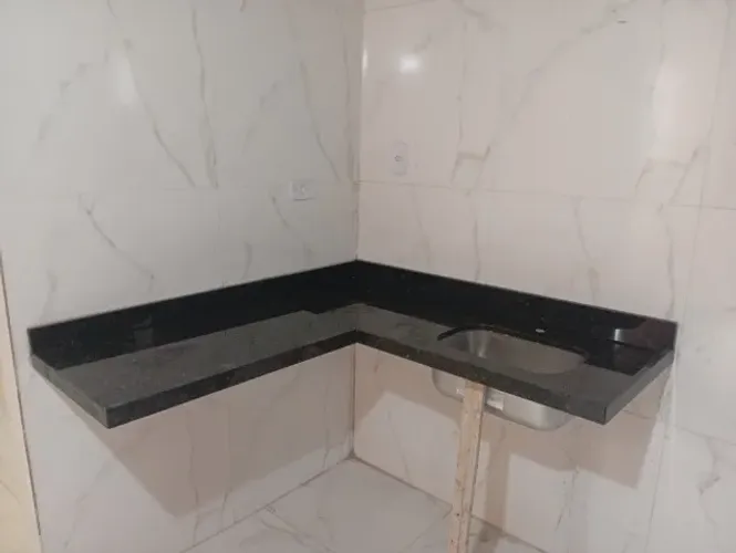 Bancada de cozinha verde Ubatuba