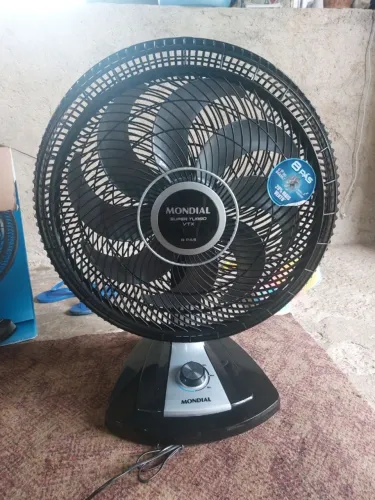 MONDIAL Ventilador 40cm Super Turbo 8 Pás, Preto/Prata, 140W, 220V - VTX-40-8P