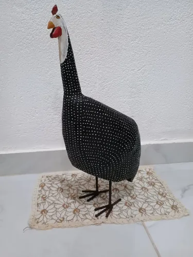 Decoração galinha da Angola.