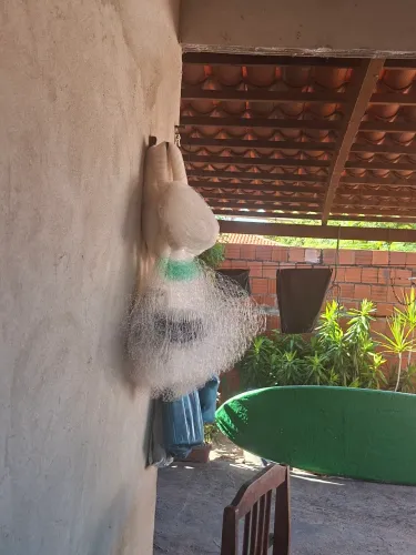 Tarrafa malha 0,2,5 15 palmo no ponto de pescar