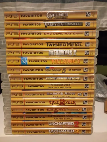 Lote jogos ps3 favoritos