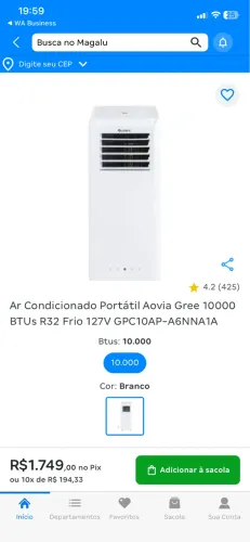Ar condicionado portátil ( Na garantia ainda )