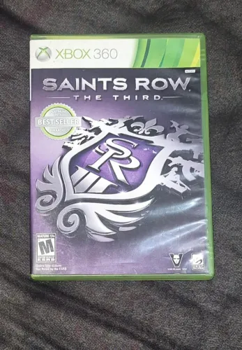 Jogo Saints Row The Third Xbox 360 Original Platinum Hits