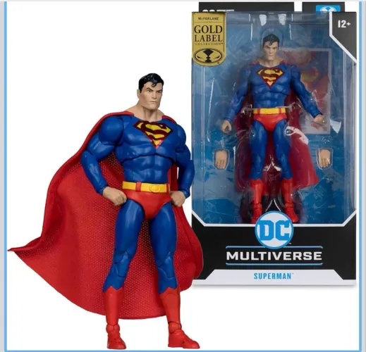 Dc multiverse Mcfarlane Superman gold label Dc comics