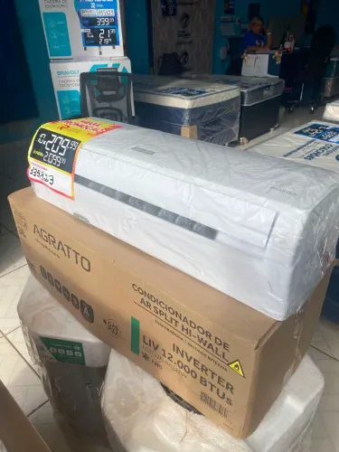 Central de Ar 12.000 btus inverter AGRATTO - serpentina de cobre 
