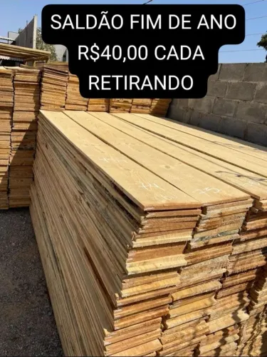 Saldão das Tábuas de 25 cm por 3 mts