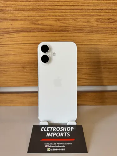 iPhone 16 256GB Branco Impecável | Garantia Apple