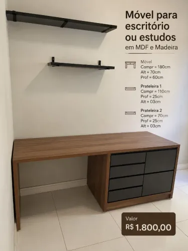 Móvel para escritório ou estudo