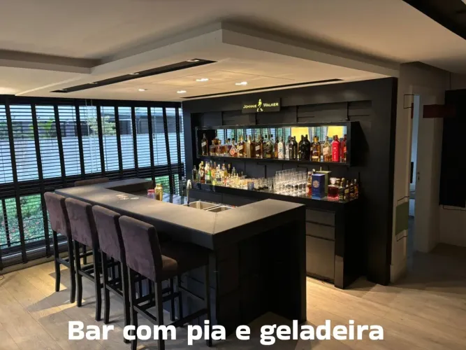 Garden luxuoso totalmente mobiliado e decorado com 4 dormitórios e 325 m² privativos em lo